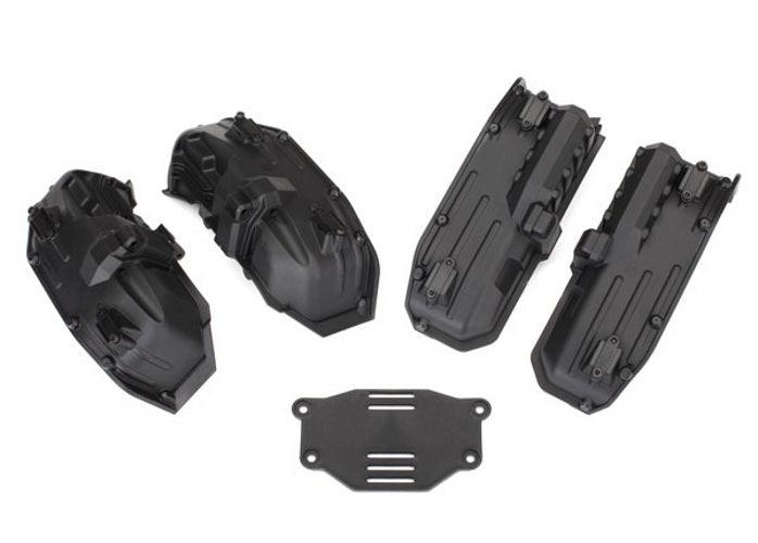 Traxxas 8080 Fenders Inner (Narrow) Front & Rear (2)/ Rock Light Covers TRX-4 - PowerHobby