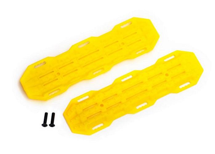 Traxxas 8121A Traction Boards Yellow/ Mounting Hardware - PowerHobby