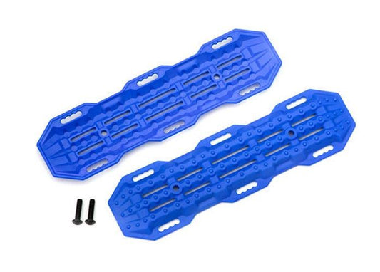 Traxxas 8121X Traction Boards Blue /Mounting Hardware - PowerHobby