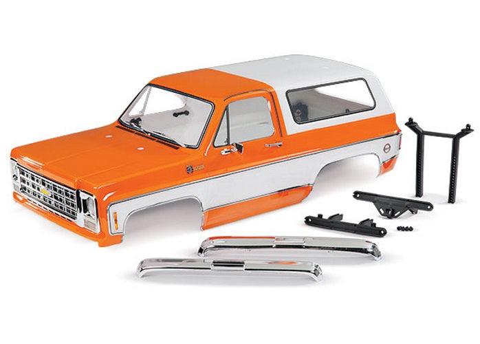 Traxxas 8130X Body Chevrolet Blazer (1979) Painted Complete (Orange) TRX-4 - PowerHobby