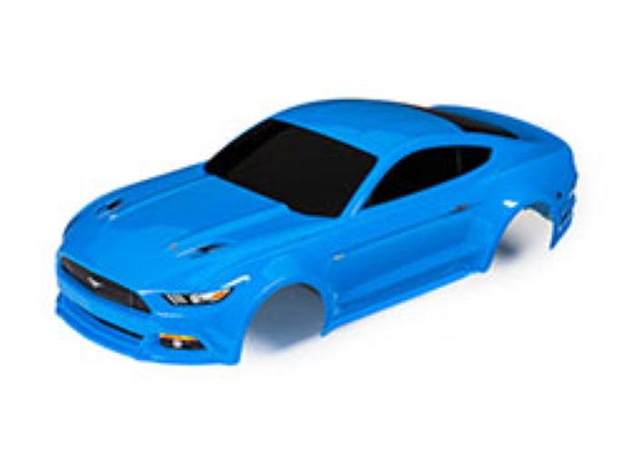 Traxxas 8312A Body Ford Mustang Grabber Blue (Painted Decals Applied) - PowerHobby