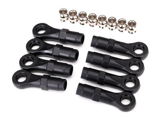 Traxxas 8149 Rod Ends Extended (Standard /Angled /Hollow Balls (8)) TRX-4 - PowerHobby