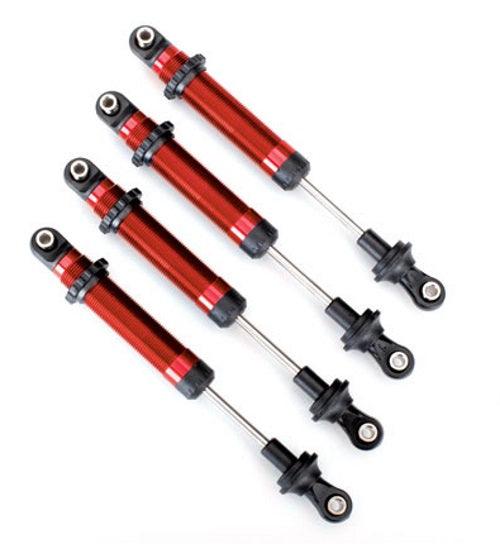 Traxxas Shocks GTS Aluminum (Red-Anodized) (Assembled Without Springs ...