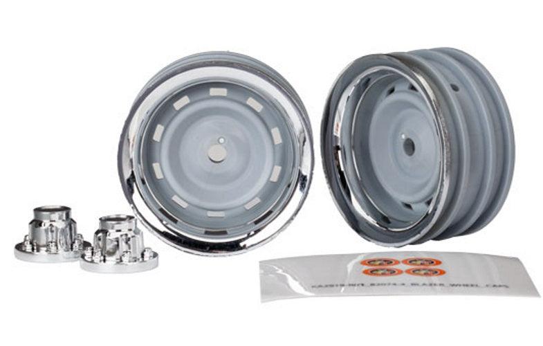 Traxxas Wheels 1.9' Chrome Center Caps (Requires #8255A Extended Stub Axle) 8165 - PowerHobby