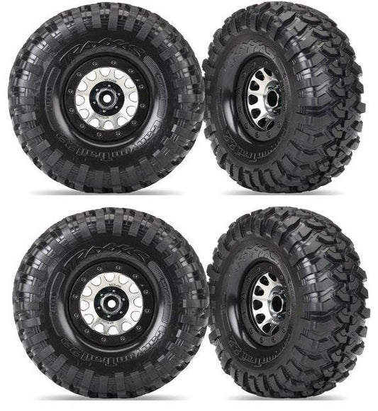 Traxxas 8172 TRX-4 Mounted Canyon Trail 2.2" Tires Method 105 (4) Rock Crawler - PowerHobby