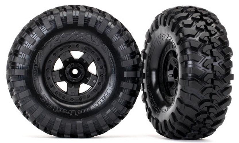 Traxxas Tires/Wheels Assembled Glued (TRX-4 Wheels, Canyon Trail 2.2 Tires) - PowerHobby