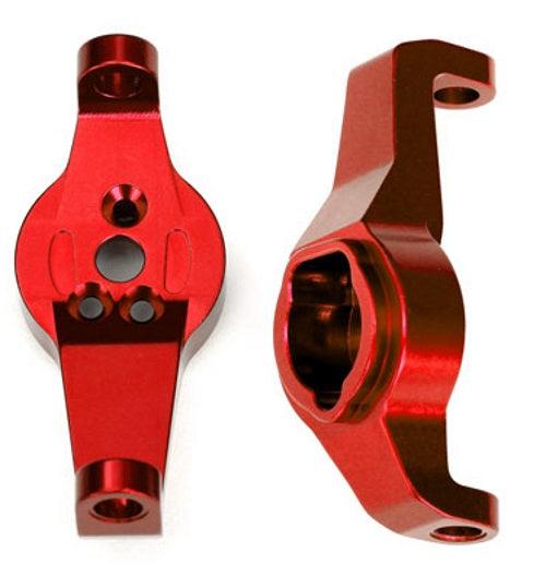 Traxxas 8232R Caster Blocks 6061-T6 Aluminum (Red-Anodized) TRX-4 - PowerHobby