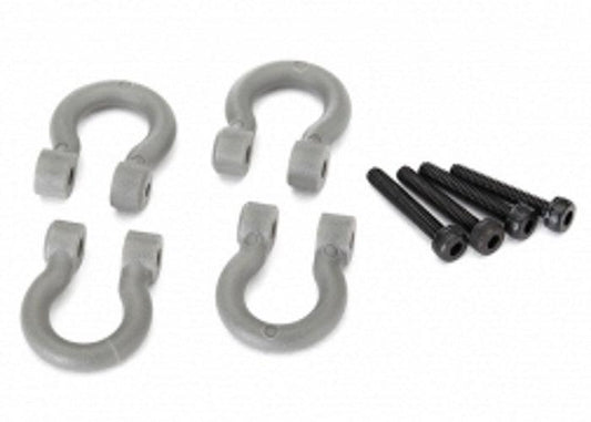 Traxxas 8234 Bumper D-Rings Grey (Front or Rear) w/ 2.0x12 CS (4) TRX-4 - PowerHobby