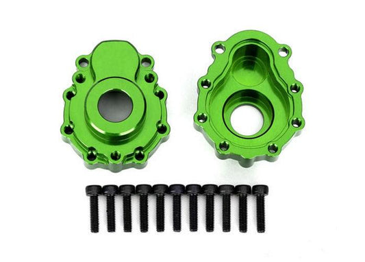 Traxxas 8251G Portal Housings Outer 6061-T6 Aluminum Green-anodized (2) TRX-4 - PowerHobby