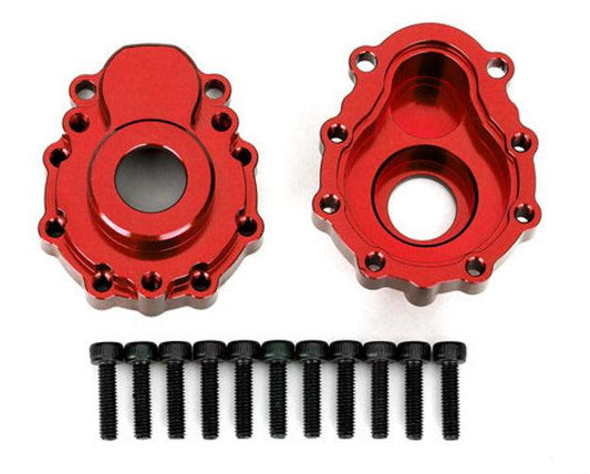 Traxxas 8251R Portal Housing Outer 6061-T6 Aluminum (Red-anodized) TRX-4 TRX-6 - PowerHobby