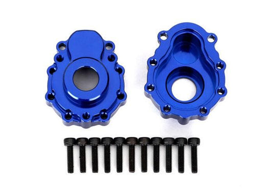 Traxxas 8251X Portal Housings Outer 6061-T6 Aluminum (Blue-anodized) (2) TRX-4 - PowerHobby