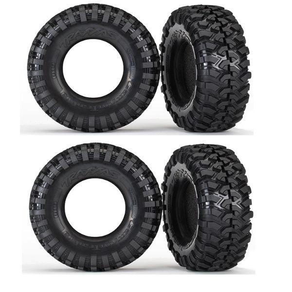 Traxxas 8270 TRX-4 Rock Crawler Tires Canyon Trail 1.9 w/ Foam inserts (4) - PowerHobby