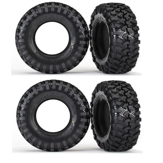 Traxxas 8270 TRX-4 Rock Crawler Tires Canyon Trail 1.9 w/ Foam inserts (4) - PowerHobby