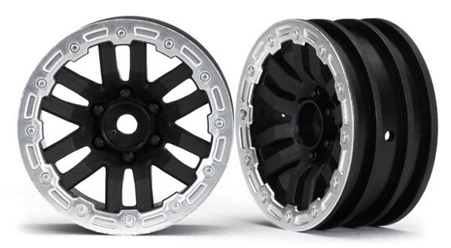 Traxxas 8271X Wheels 1.9 (Satin Beadlock) (2) TRX-4 - PowerHobby