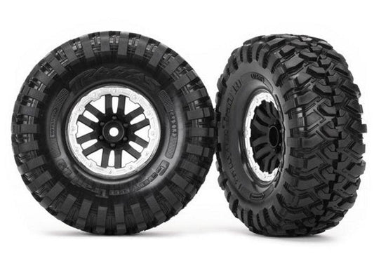 Traxxas 8272X Canyon Trail 1.9 Tires On TRX-4 Satin Bealock Wheels - PowerHobby