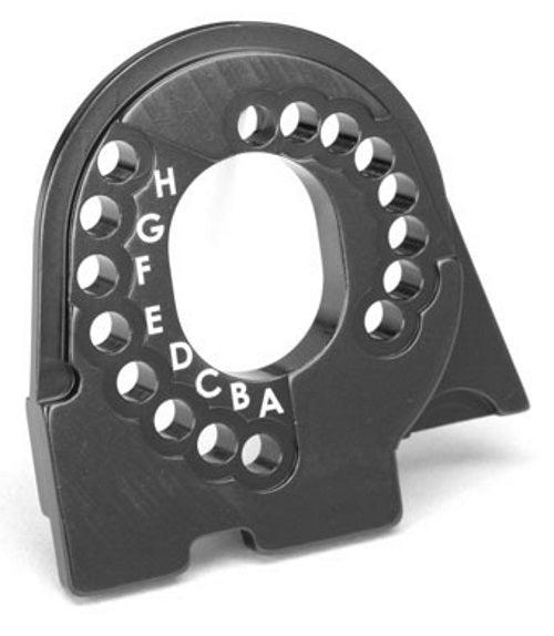 Traxxas Motor Mount Plate 6061-T6 Aluminum (Charcoal Gray-Anodized) TRX-4 - PowerHobby