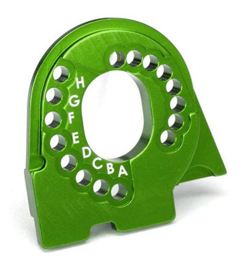 Traxxas 8290G Motor Mount Plate 6061-T6 Aluminum (Green-Anodized) TRX-4 - PowerHobby