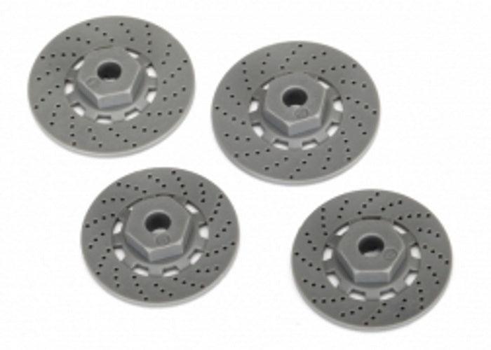 Traxxas 8356 Wheel Hubs Hex (Disc Brake Rotors) (4) 4-Tec 2.0 - PowerHobby