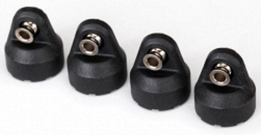 Traxxas 8361 Shock Caps (Black) (4) (Assembled With Hollow Balls) 4-Tec 2.0 - PowerHobby