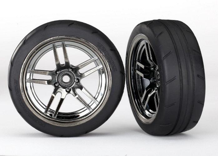 Traxxas 8373 + 8374 Mounted Front Rear Tires (4) 1/10 Ford / Mustag GT 4-Tec 2.0 - PowerHobby