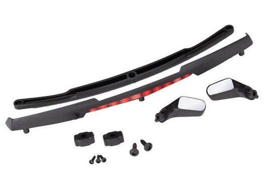 Traxxas 8388 Mirrors Side Black (Left & Right)/ Mirror Retainers For #TRA8386 - PowerHobby