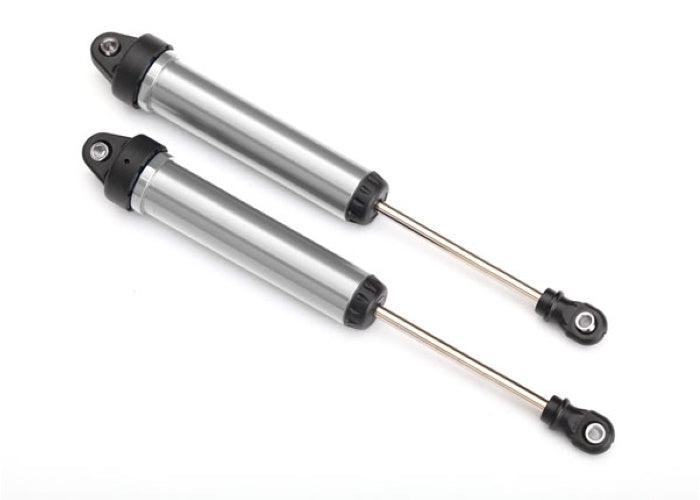 Traxxas 8461 Shocks GTR 160mm Silver Aluminum (Rear, No Threads) Desert Racer - PowerHobby