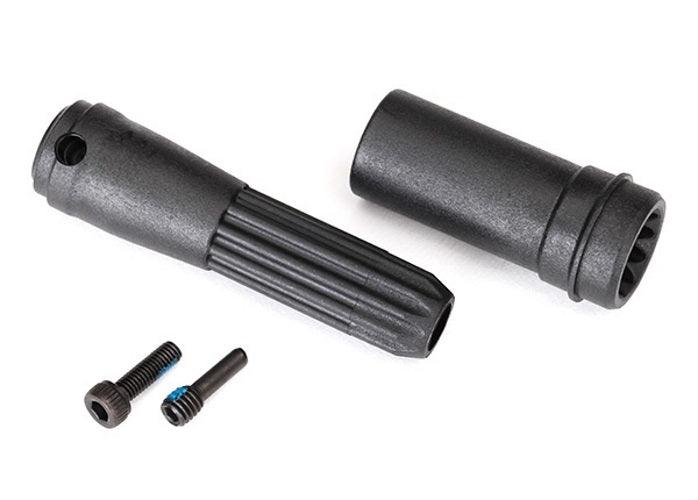 Traxxas 8556 Driveshafts, Center Front/ 4mm Screw Pin /3x10 CS Desert Racer - PowerHobby