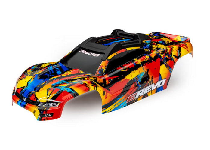 Traxxas 8612 Solar Flare Painated Body E-Revo - PowerHobby