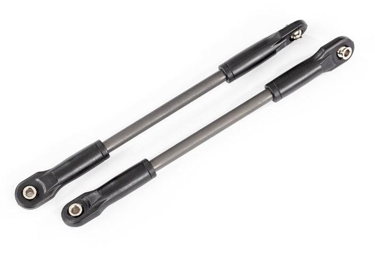 Traxxas 8619 Push Rods (Steel) Heavy Duty (2) (Assembled with Rod Ends) - PowerHobby