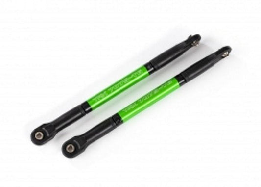 Traxxas 8619G Push Rods Aluminum (Green-Anodized) Heavy Duty (2) E-Revo - PowerHobby