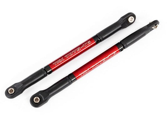 Traxxas 8619R Push Rods Aluminum (Red-Anodized) Heavy Duty (2) E-Revo - PowerHobby