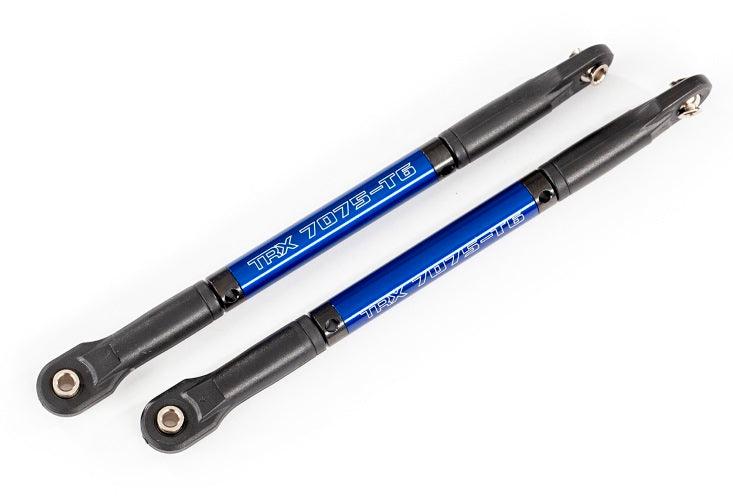 Traxxas 8619X Push Rods Aluminum (Blue-Anodized) Heavy Duty (2) E-Revo - PowerHobby