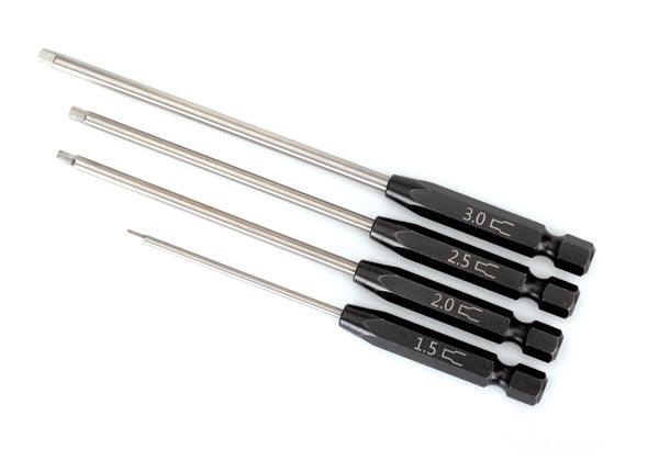 Traxxas Speed Bit Set Hex Driver 4-piece Straight (1.5mm, 2.0mm, 2.5mm, 3.0mm) - PowerHobby