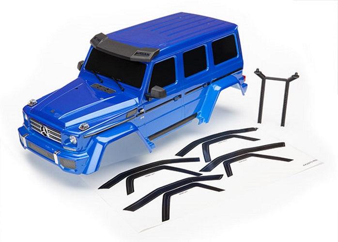 Traxxas 8811X Painted Body Mercedes-Benz G 500 4x4² Complete (Blue) - PowerHobby