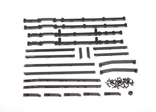 Traxxas 8815 Side Trim Left & Right (Black)/ Side Trim Retainers (6) - PowerHobby