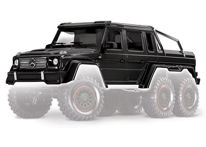 Traxxas 8825R Body Mercedes-Benz G 63 Complete (Gloss Black Metallic) - PowerHobby