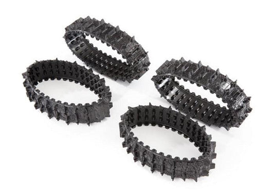 Traxxas 8877 Treads Deep-Terrain (Complete Set, Front/Rear) (Rubber) TRX-4 - PowerHobby