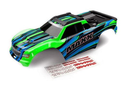 Traxxas 8911G Body Green (Painted)/Decal Sheet Maxx - PowerHobby