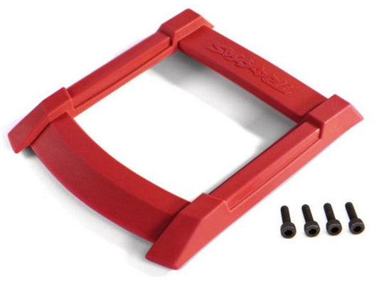 Traxxas 8917R Skid Plate Roof (Body) (Red)/ 3x12mm CS (4) Maxx - PowerHobby