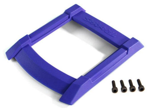 Traxxas 8917X Skid Plate Roof (Body) (Blue)/ 3x12mm CS (4) Maxx - PowerHobby