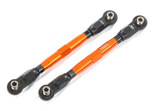 Traxxas 8948A Toe links Front (Tubes Orange-Anodized) 7075-T6 Maxx - PowerHobby