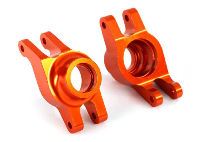 Traxxas 8952A Carriers Stub Axle Orange-Anodized 6061-T6 Aluminum Rear (2) Maxx - PowerHobby