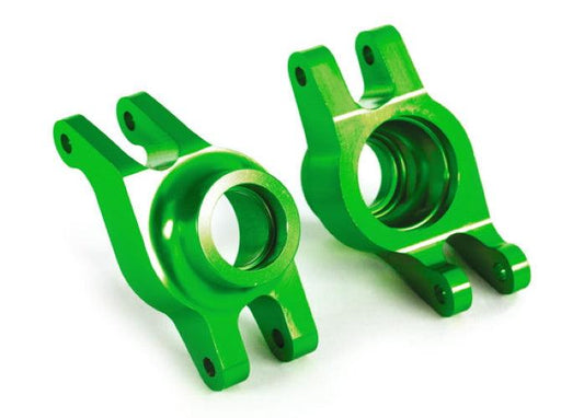 Traxxas 8952G Carriers Stub Axle (Green-Anodized 6061-T6 Aluminum) Rear (2) Maxx - PowerHobby