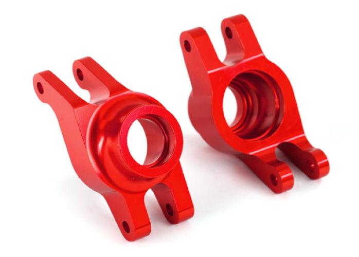 Traxxas 8952R Carriers Stub Axle (Red-Anodized 6061-T6 Aluminum) (Rear) (2) Maxx - PowerHobby