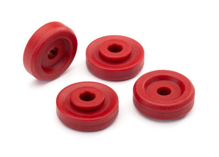 Traxxas 8957R Wheel Washers Red (4) Maxx - PowerHobby