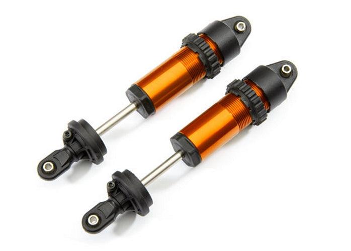 Traxxas 8961T GT-Maxx Assembled Aluminum Shocks Orange - PowerHobby