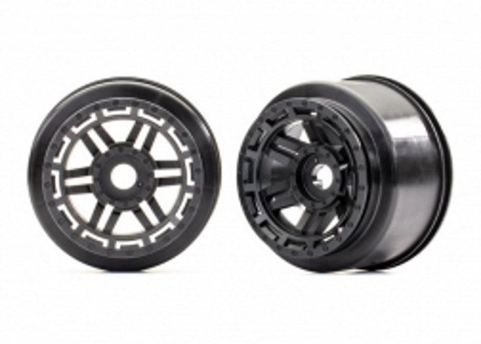 Traxxas 8971 Wheels (Black) (2) Maxx - PowerHobby