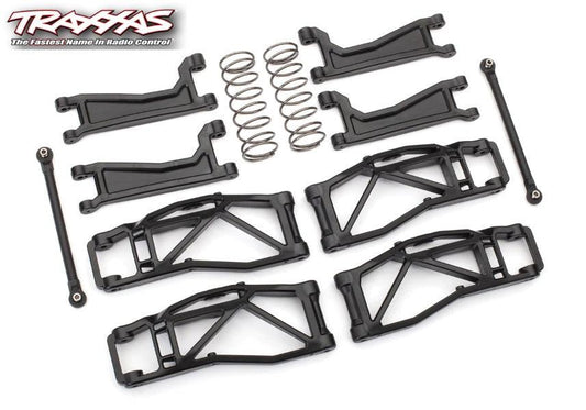 Traxxas 8995 Wide Maxx Suspension Arm Kit Black - PowerHobby