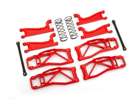 Traxxas 8995R Suspension Kit Wide Red Maxx - PowerHobby