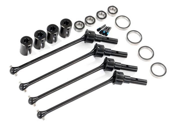 Traxxas 8996X Driveshafts Steel Constant-Velocity (Assembled) (4) For #8995 - PowerHobby